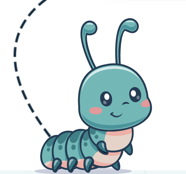 caterpillar mascot